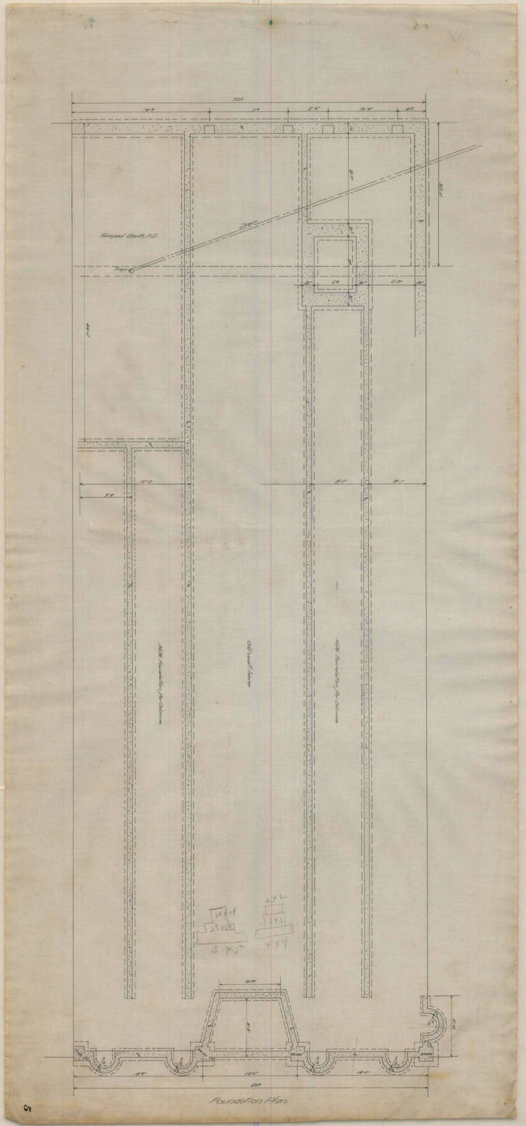 Drawing, Thompson Architectural - Wolff-Goldman (store), Newport, Arkansas