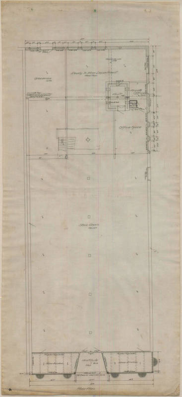 Drawing, Thompson Architectural - Wolff-Goldman (store), Newport, Arkansas