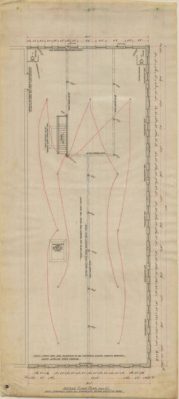 Drawing, Thompson Architectural - Wolff-Goldman (store), Newport, Arkansas