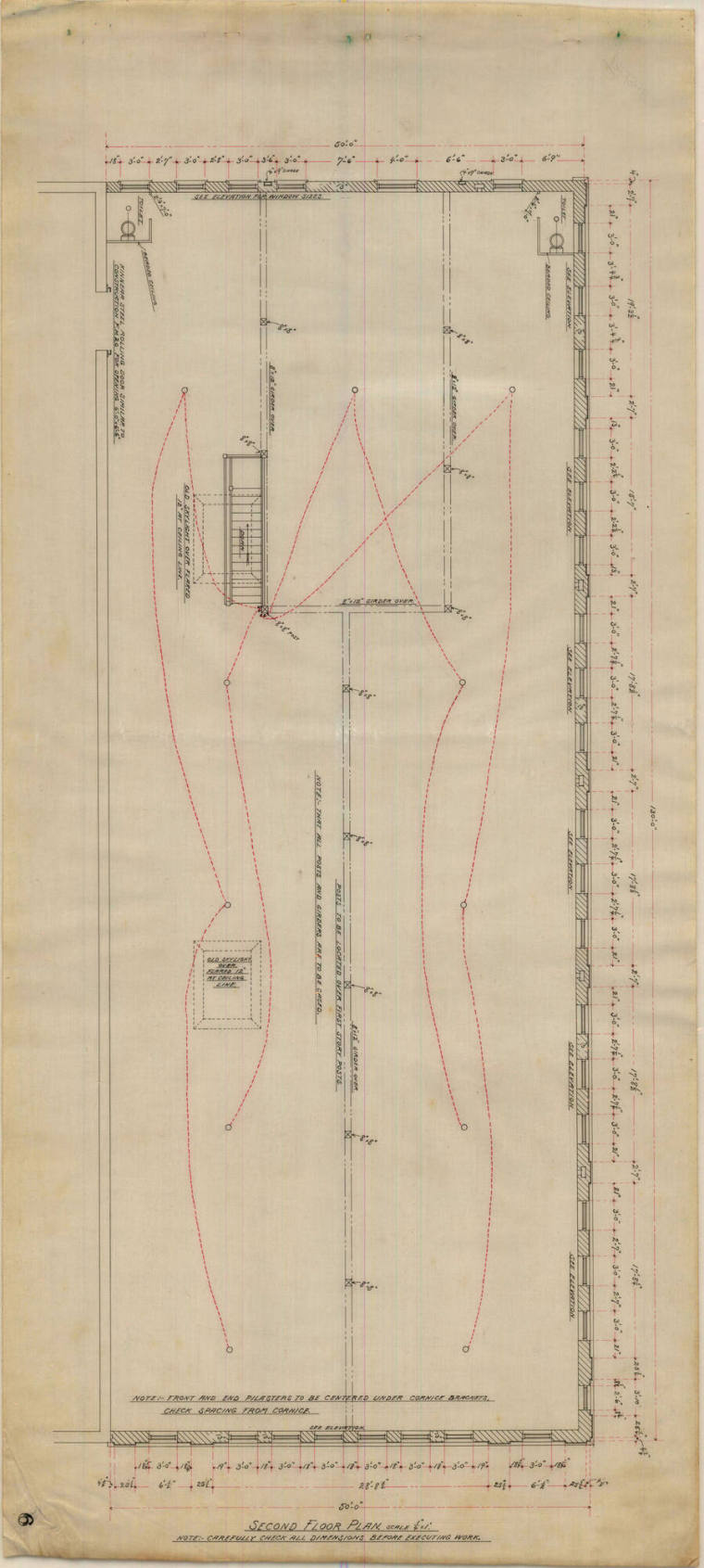 Drawing, Thompson Architectural - Wolff-Goldman (store), Newport, Arkansas