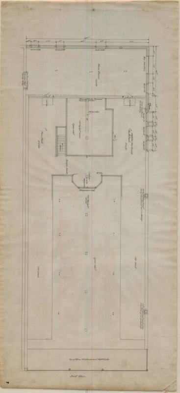 Drawing, Thompson Architectural - Wolff-Goldman (store), Newport, Arkansas