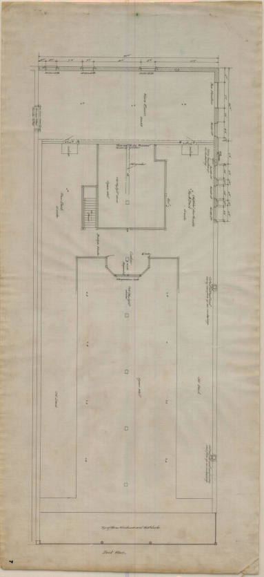 Drawing, Thompson Architectural - Wolff-Goldman (store), Newport, Arkansas