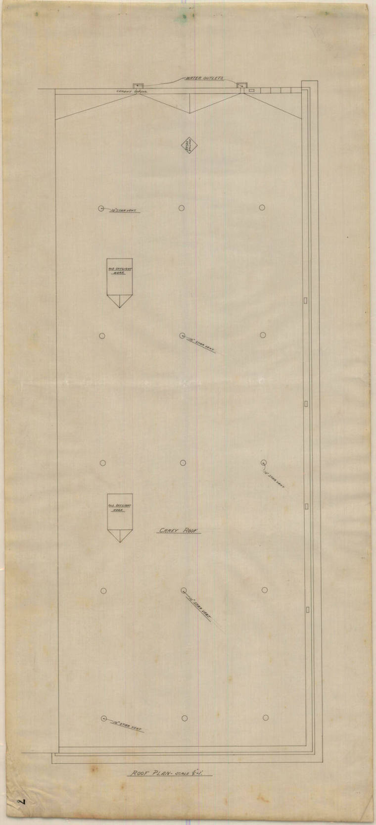 Drawing, Thompson Architectural - Wolff-Goldman (store), Newport, Arkansas