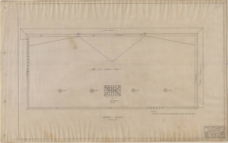 Drawing, Thompson Architectural - F.G. Bridges (store), Pine Bluff, Arkansas