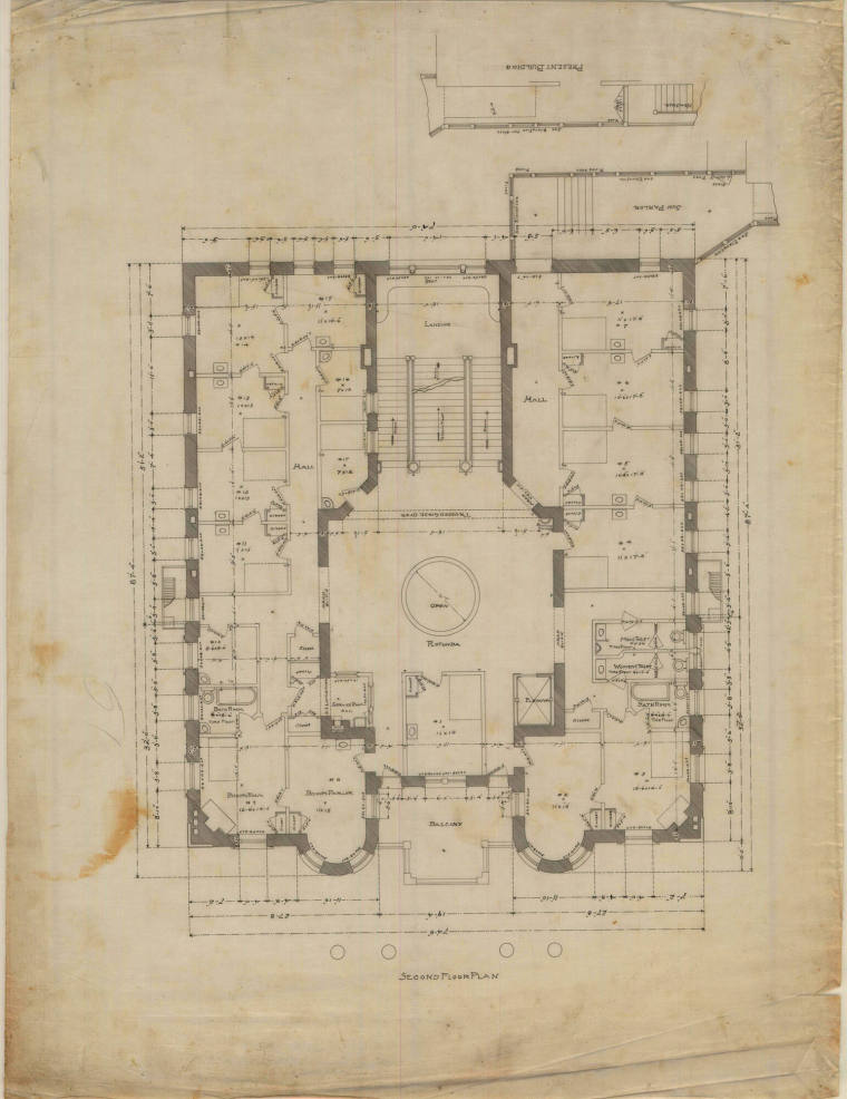 Drawing, Thompson Architectural - St. Joseph's Infirmary, Hot Springs, Arkansas