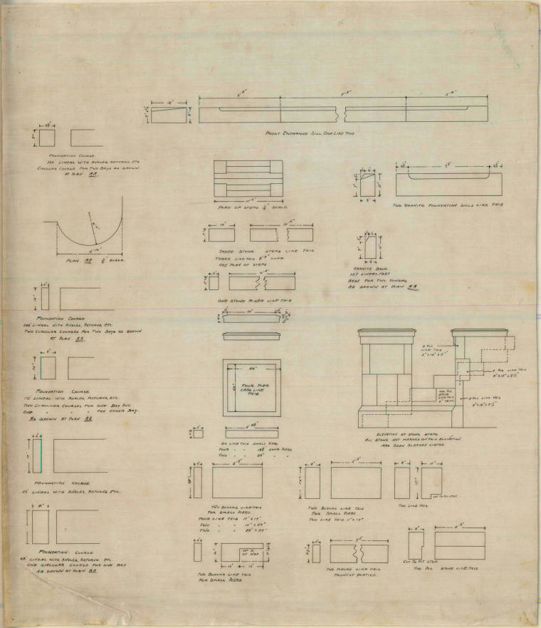 Drawing, Thompson Architectural - St. Joseph's Infirmary, Hot Springs, Arkansas