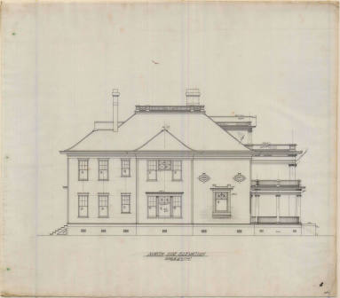 Drawing, Thompson Architectural - E.O. Mahoney, El Dorado, Arkansas