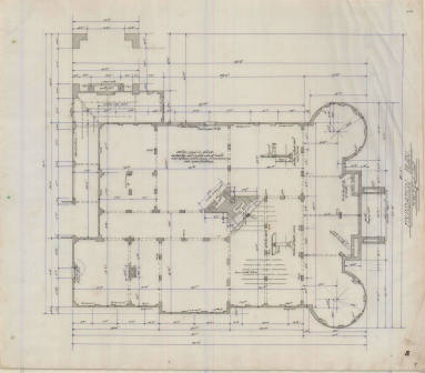 Drawing, Thompson Architectural - E.O. Mahoney, El Dorado, Arkansas