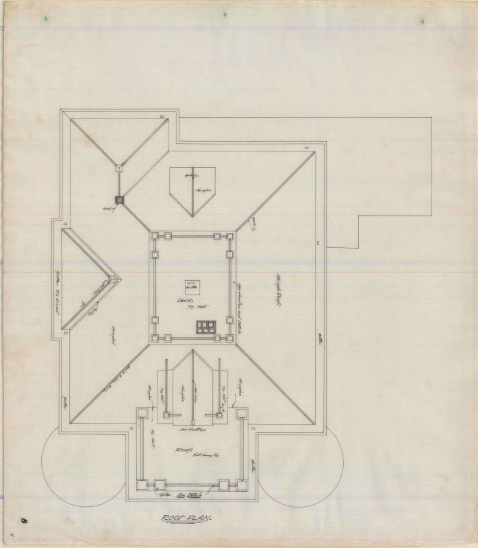 Drawing, Thompson Architectural - E.O. Mahoney, El Dorado, Arkansas