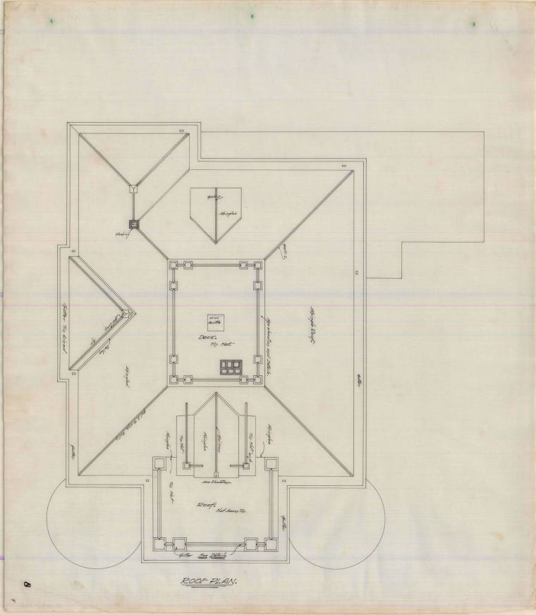 Drawing, Thompson Architectural - E.O. Mahoney, El Dorado, Arkansas