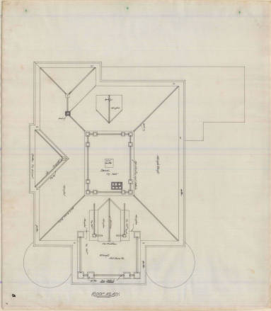 Drawing, Thompson Architectural - E.O. Mahoney, El Dorado, Arkansas