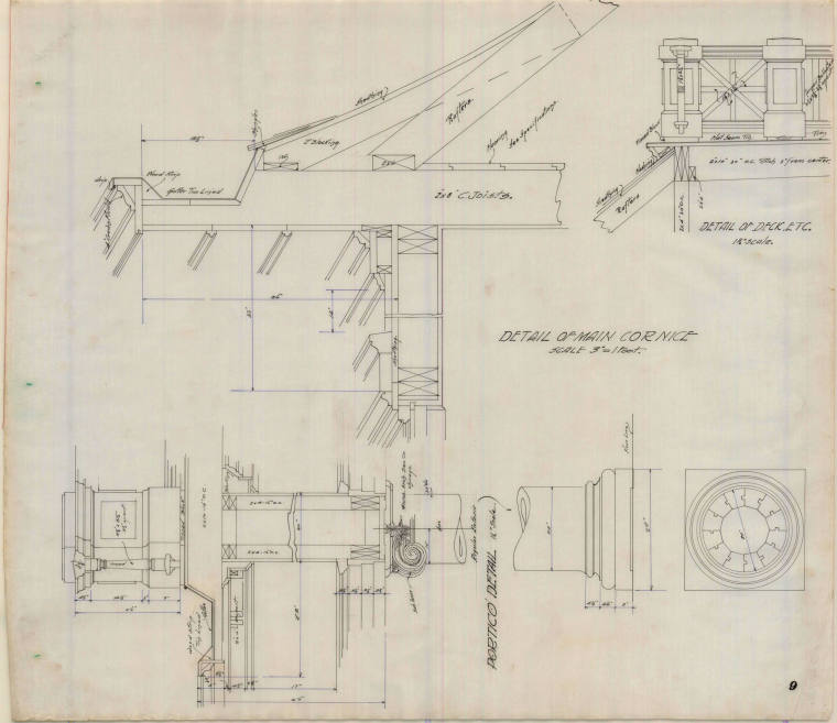 Drawing, Thompson Architectural - E.O. Mahoney, El Dorado, Arkansas