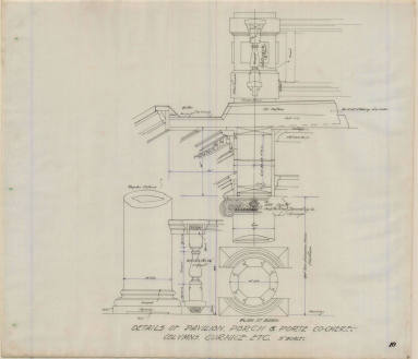 Drawing, Thompson Architectural - E.O. Mahoney, El Dorado, Arkansas