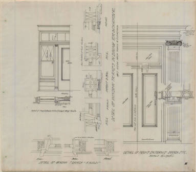 Drawing, Thompson Architectural - E.O. Mahoney, El Dorado, Arkansas