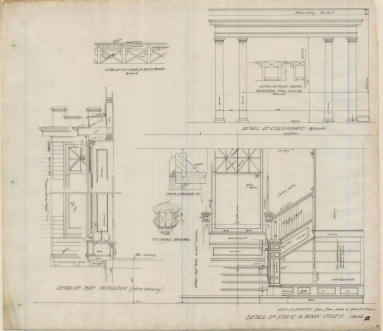 Drawing, Thompson Architectural - E.O. Mahoney, El Dorado, Arkansas