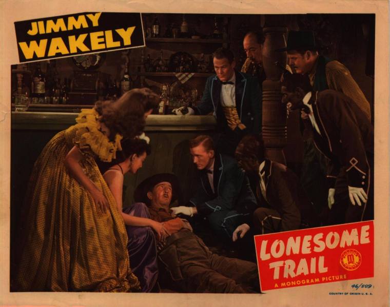 Lobby card, Lonesome Trail, starring Jimmy Wakely