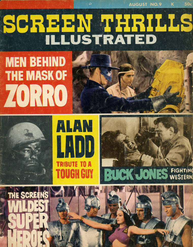 Magazine, Screen Thrills Illustrated, featuring Alan Ladd