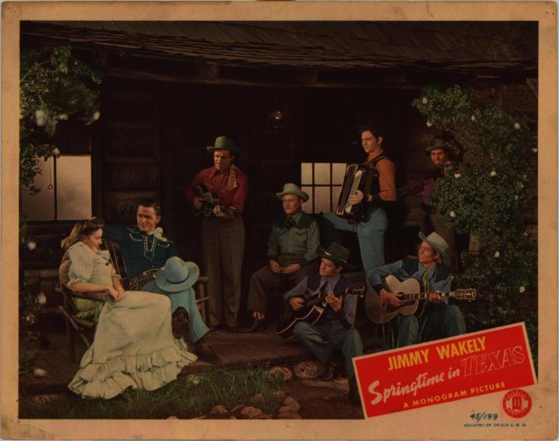 Lobby Card, Springtime in Texas, starring Jimmy Wakely