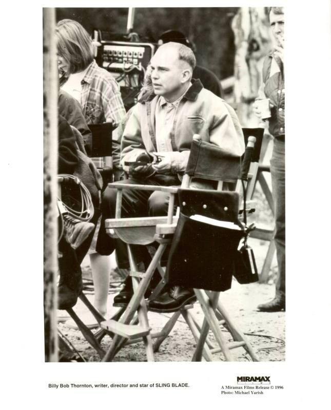 Photograph, Billy Bob Thornton on movie set