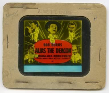 Hollywood - Alias the Deacon Lantern slide