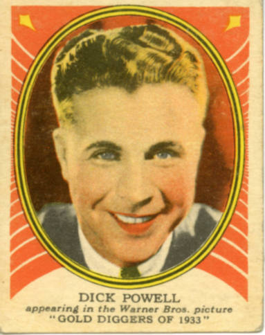 Card, Advertising - Dick Powell