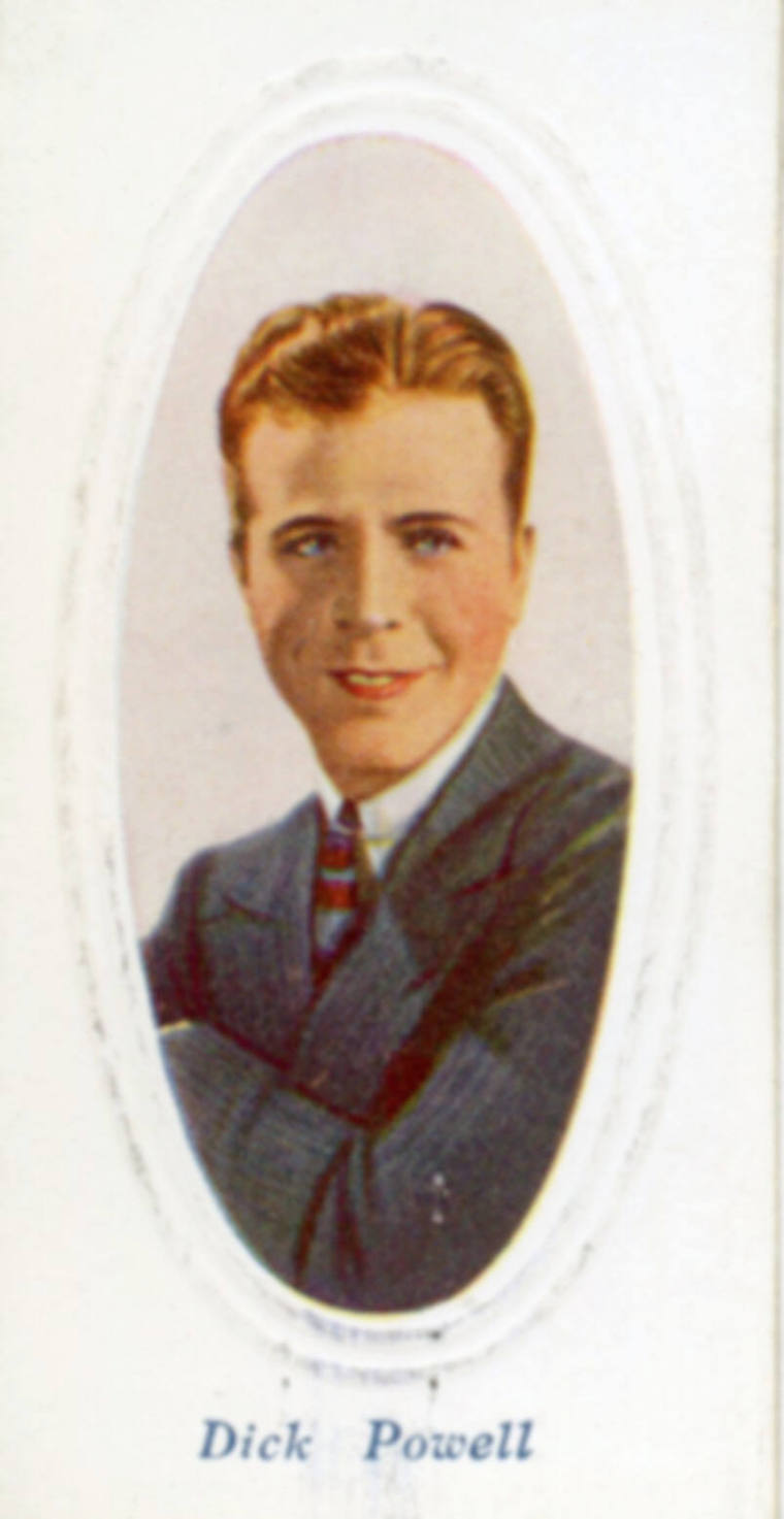 Card, Tobacco - Dick Powell