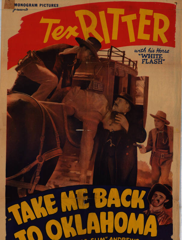 Poster, Take Me Back to Oklahoma starring Slim Andrews