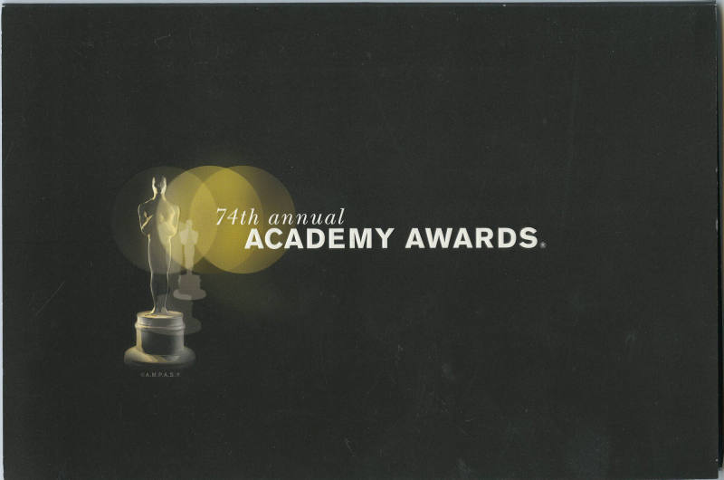 Program, 74th Annual Academy Awards