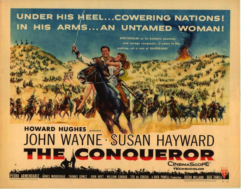 Poster, Movie - Dick Powell, "The Conqueror"