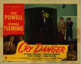 Lobby Cards, Cry Danger with Dick Powell