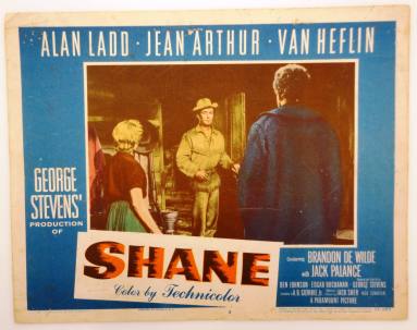 Lobby Card, Alan Ladd in Shane