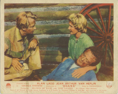 Lobby Cards, "Shane" with Alan Ladd