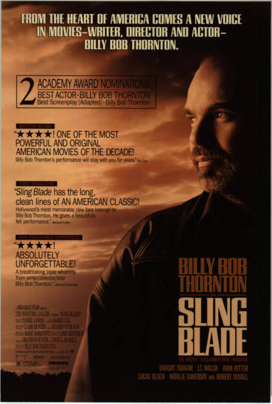 Poster, Sling Blade