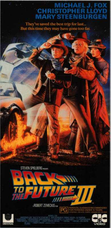 Poster, Back to the Future III