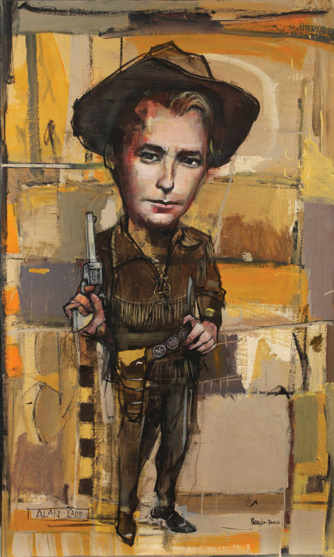 Painting, Alan Ladd