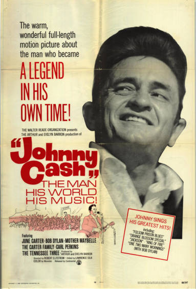 Poster Movie, "Johnny Cash: The Man, His World, His Music"