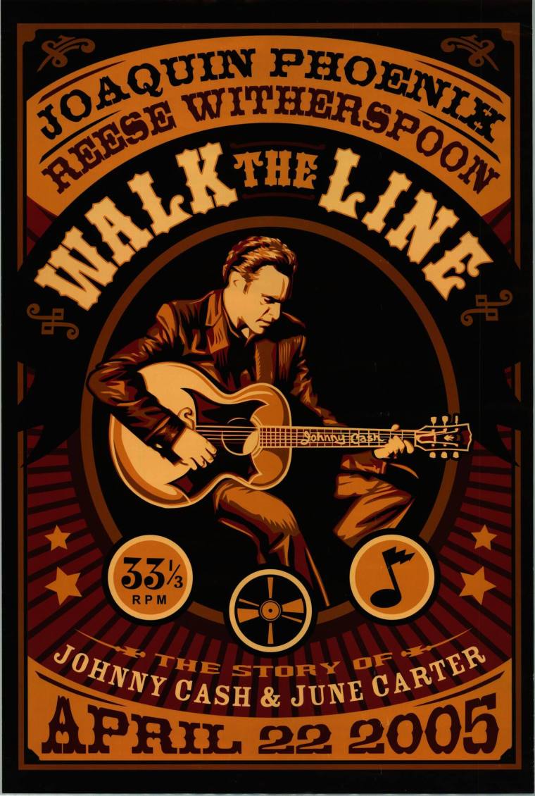 Poster, Movie - Walk the Line