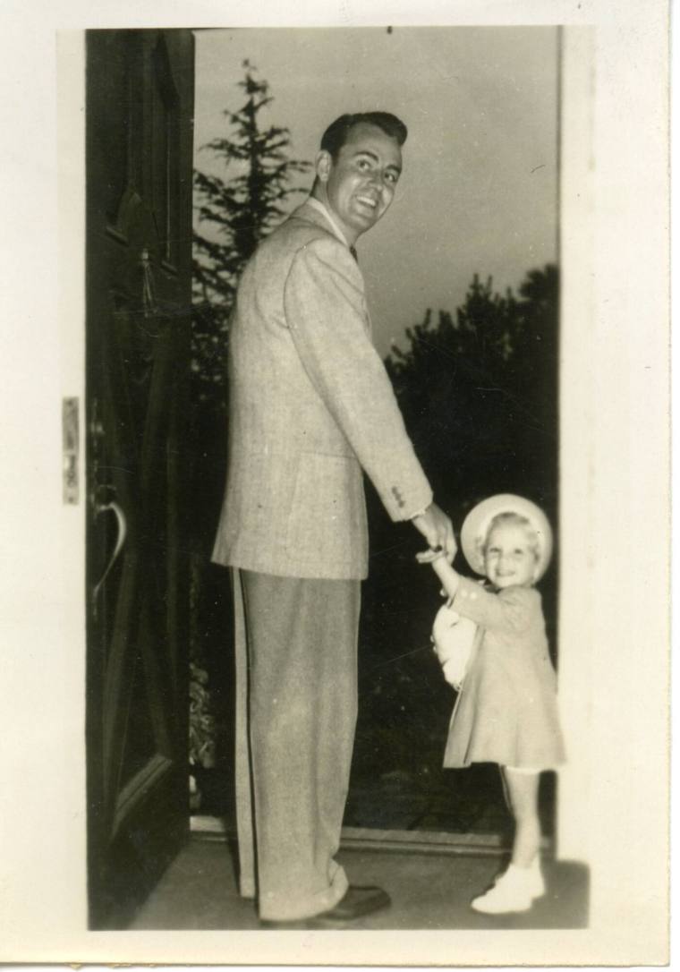 Photograph, Alan Ladd and Little Girl