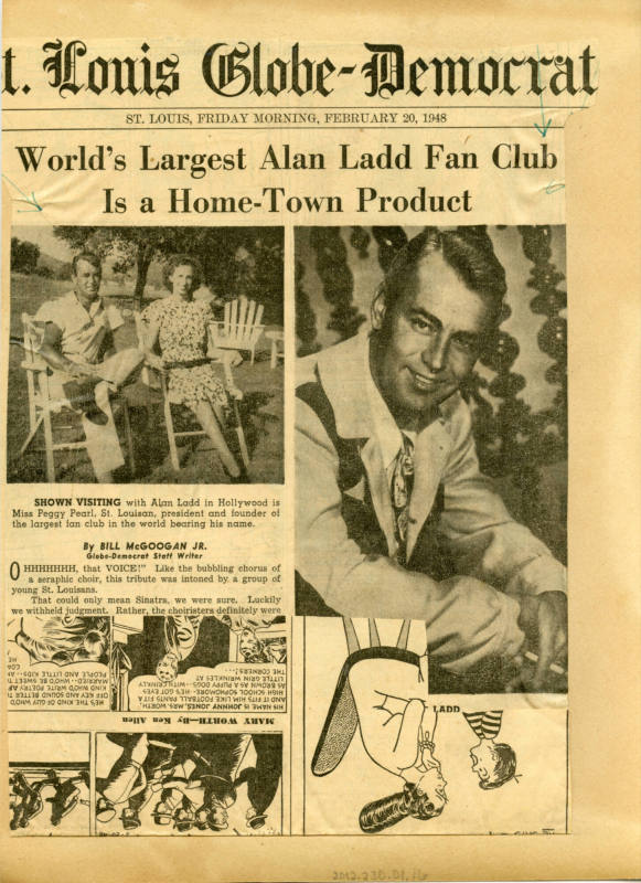 Page, Alan Ladd Scrapbook