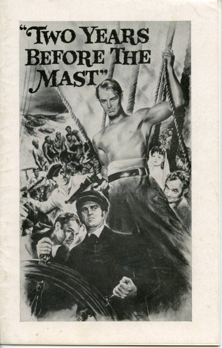 Booklet, Movie - Two Years Before the Mast with Alan Ladd