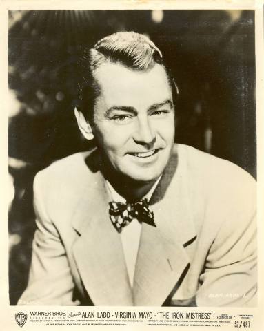 Photograph, Alan Ladd in The Iron Mistress