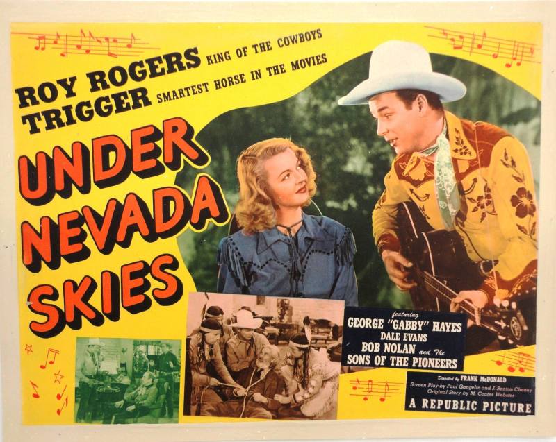 Lobby Card, Under Nevada Skies