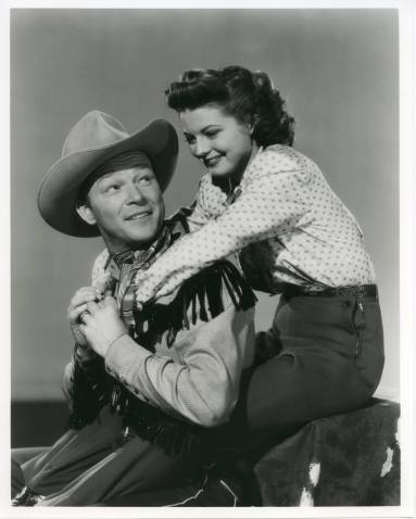 Photograph, Gail Davis and Roy Rogers