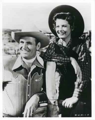 Photograph, Gail Davis and Gene Autry