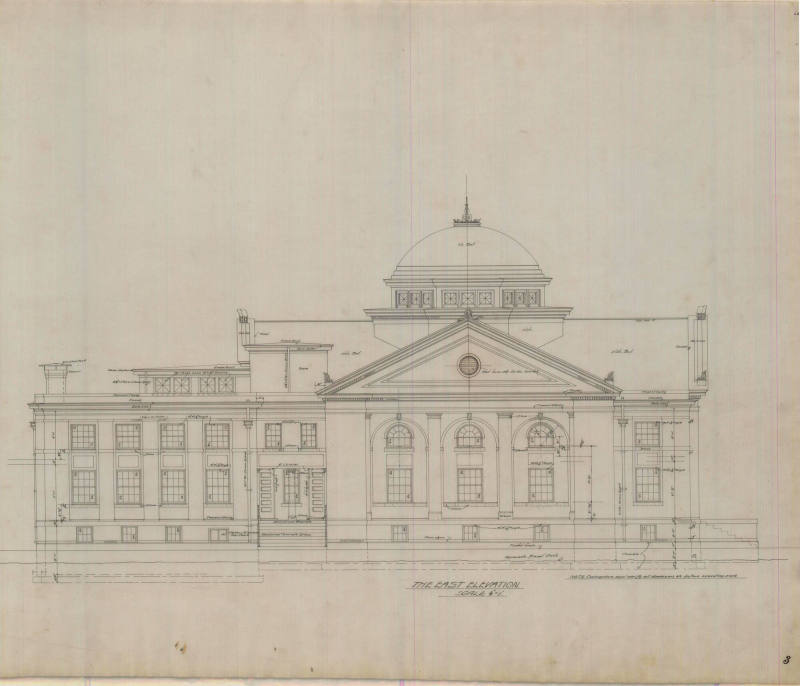 Drawing, Thompson Architectural - First Baptist Church, Conway, Arkansas