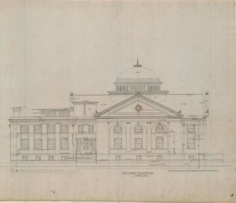Drawing, Thompson Architectural - First Baptist Church, Conway, Arkansas