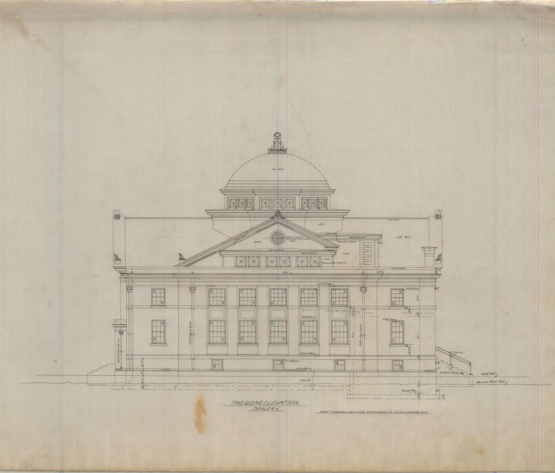 Drawing, Thompson Architectural - First Baptist Church, Conway, Arkansas