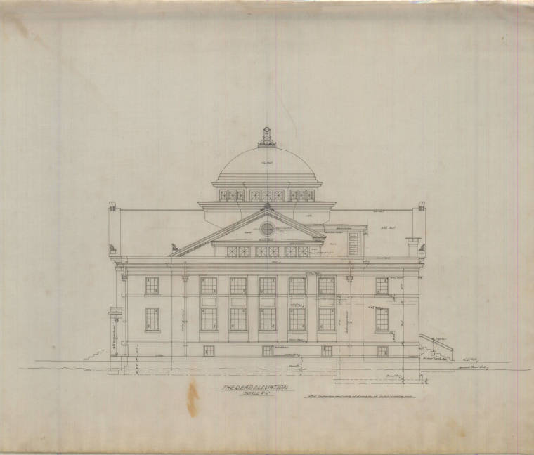 Drawing, Thompson Architectural - First Baptist Church, Conway, Arkansas
