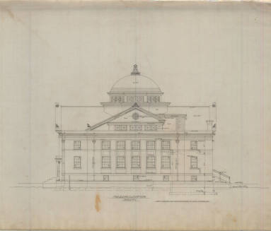 Drawing, Thompson Architectural - First Baptist Church, Conway, Arkansas
