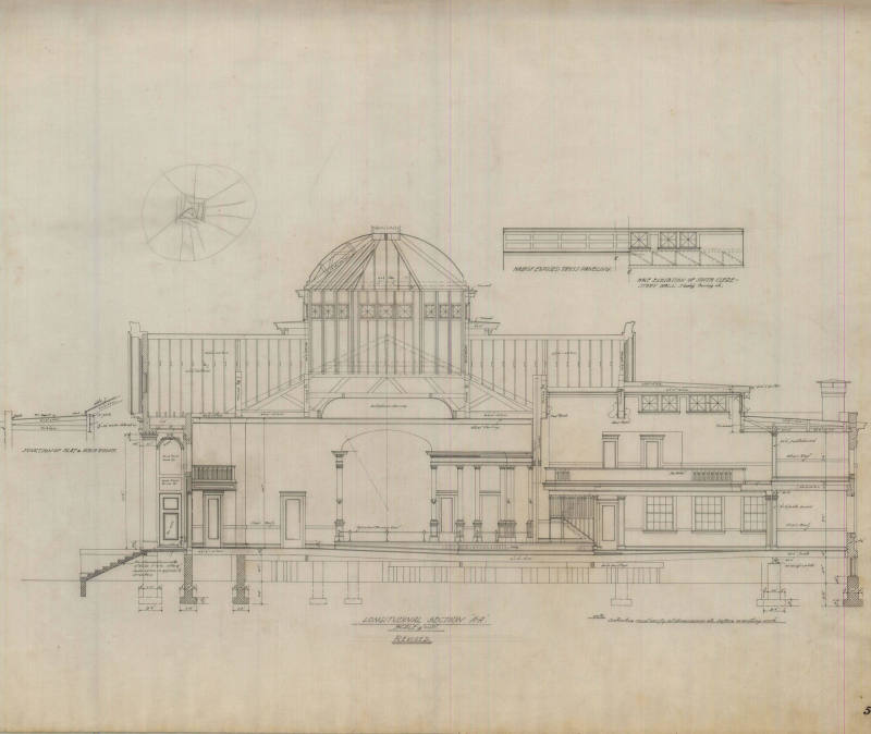 Drawing, Thompson Architectural - First Baptist Church, Conway, Arkansas